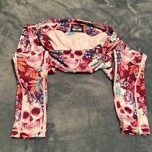 Full length skull leggings